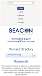 Mobile Screenshot of beaconsecurities.ca